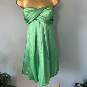 Vintage cocktail dress, NEW, strapless Satin w balloon hem Xscape